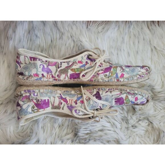 Soludos Zoo Animal Lace Up Espadrilles, Women's 8 - Picture 7 of 7